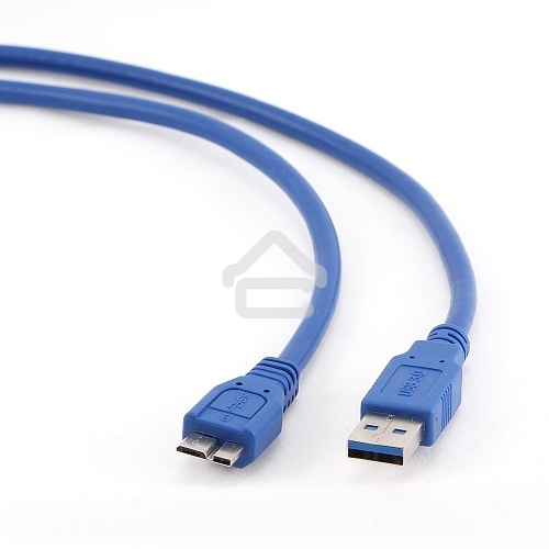 Кабель Gembird/Cablexpert CCP-mUSB3-AMBM-0.5MКабель USB 3.0 Pro, AM/microBM 9P, 0.5м, экран, синий