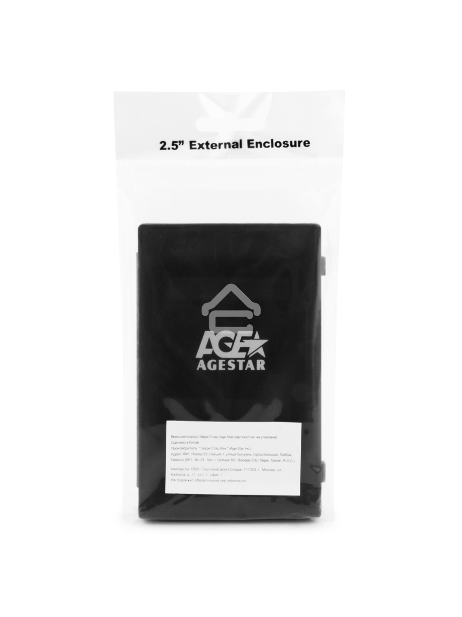 Контейнер для HDD AgeStar Внешний корпус 2.5