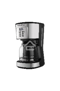 Кофеварка капельная Maunfeld MF-722S серебристый/черный, исп. кофе - молотый, 1.5 л, 900 Вт.