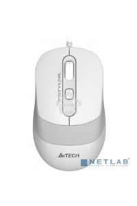 Мышь проводная A4Tech Fstyler FM10 белый/серый, 1600 dpi, USB, кнопки - 4