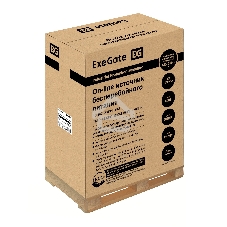 Источник бесперебойного питания On-line ExeGate PowerExpert TL-575-10kVA.192V.LCD.AVR.T.USB.RS232.SNMP 10000VA/10000W, On-Line, PF=1, LCD, клеммы, RS232, USB, SNMP-slot, встроенные батареи 12V 7.2Ah - 16шт, возможность подключения до 4 внешних батарейных 