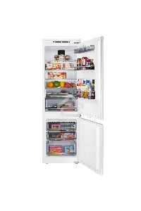 Встраиваемый холодильник Maunfeld MBF177NFFWGR Inverter белый двухкамерный 194/57 л морозилка снизу, NoFrost