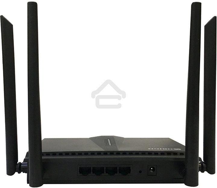 Двухдиапазонный Wi-Fi 6 маршрутизатор AX1800, 1x1000Base-T WAN, 3x1000Base-T LAN, 4 внешние антенны 5 dBi