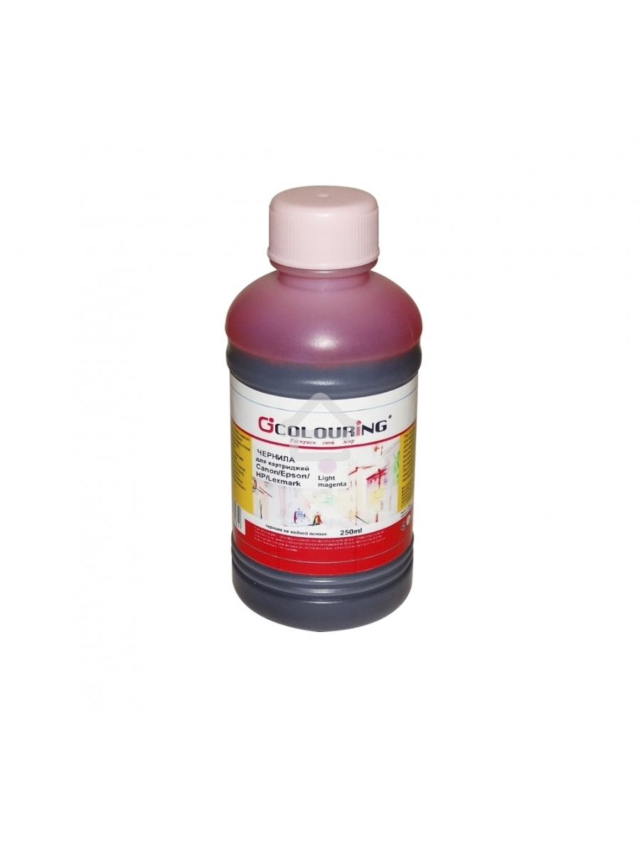 Чернила для принтеров Canon/Epson/HP/Lexmark Light magenta 250 мл водн Colouring U