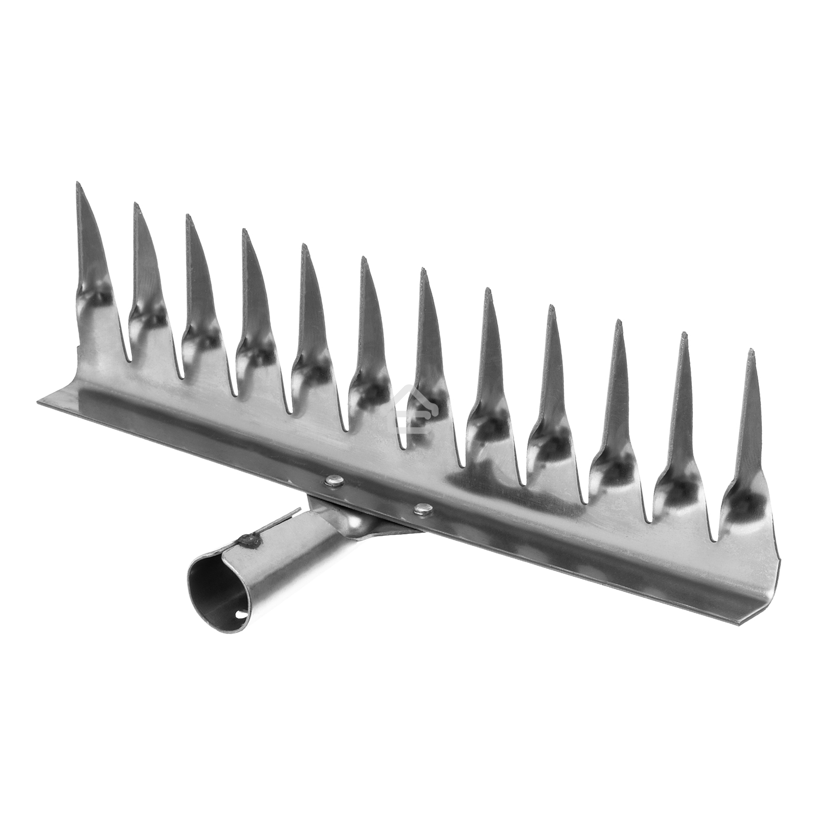 Грабли Сибртех 12-зубые витые, 290 мм, нерж. сталь, без черенка