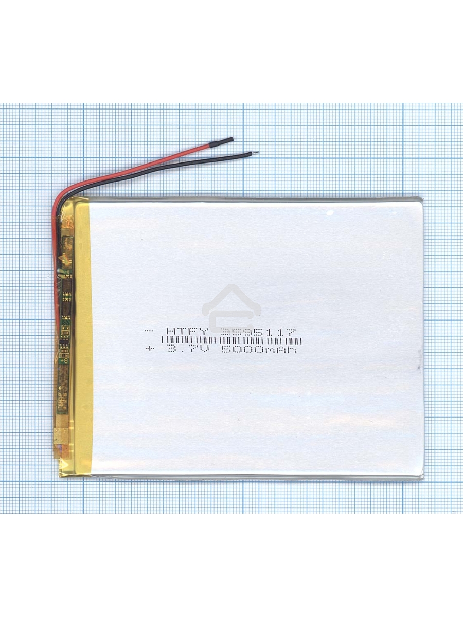 Аккумулятор Li-Pol (батарея) 3.5*95*117мм 2pin 3.7V/5000mAh