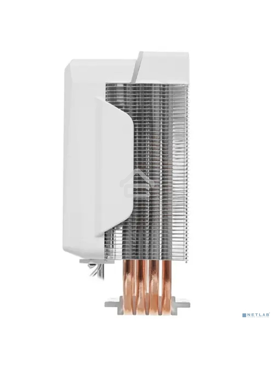 Кулер для процессора AeroCool / Formula Cylon 4F белый, 120 мм, алюминий/медь, 1800 об/мин, 26 дБ, 4 pin, 145 Вт, 160 мм