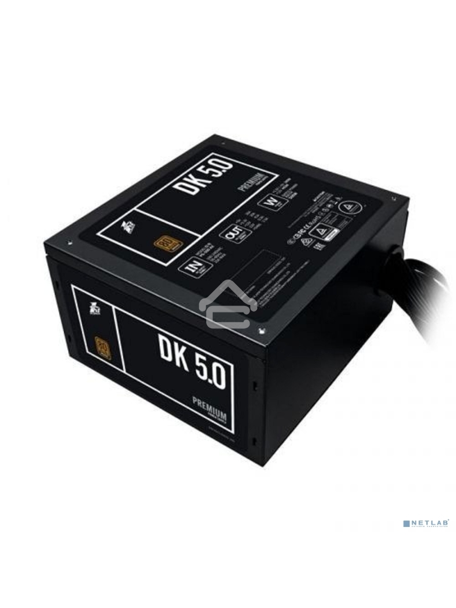 Блок питания 1STPLAYER DK PREMIUM PS-500AX, 500Вт, 80 PLUS Bronze, 120мм, черный