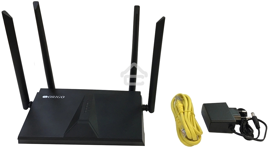 Двухдиапазонный Wi-Fi 6 маршрутизатор AX1800, 1x1000Base-T WAN, 3x1000Base-T LAN, 4 внешние антенны 5 dBi