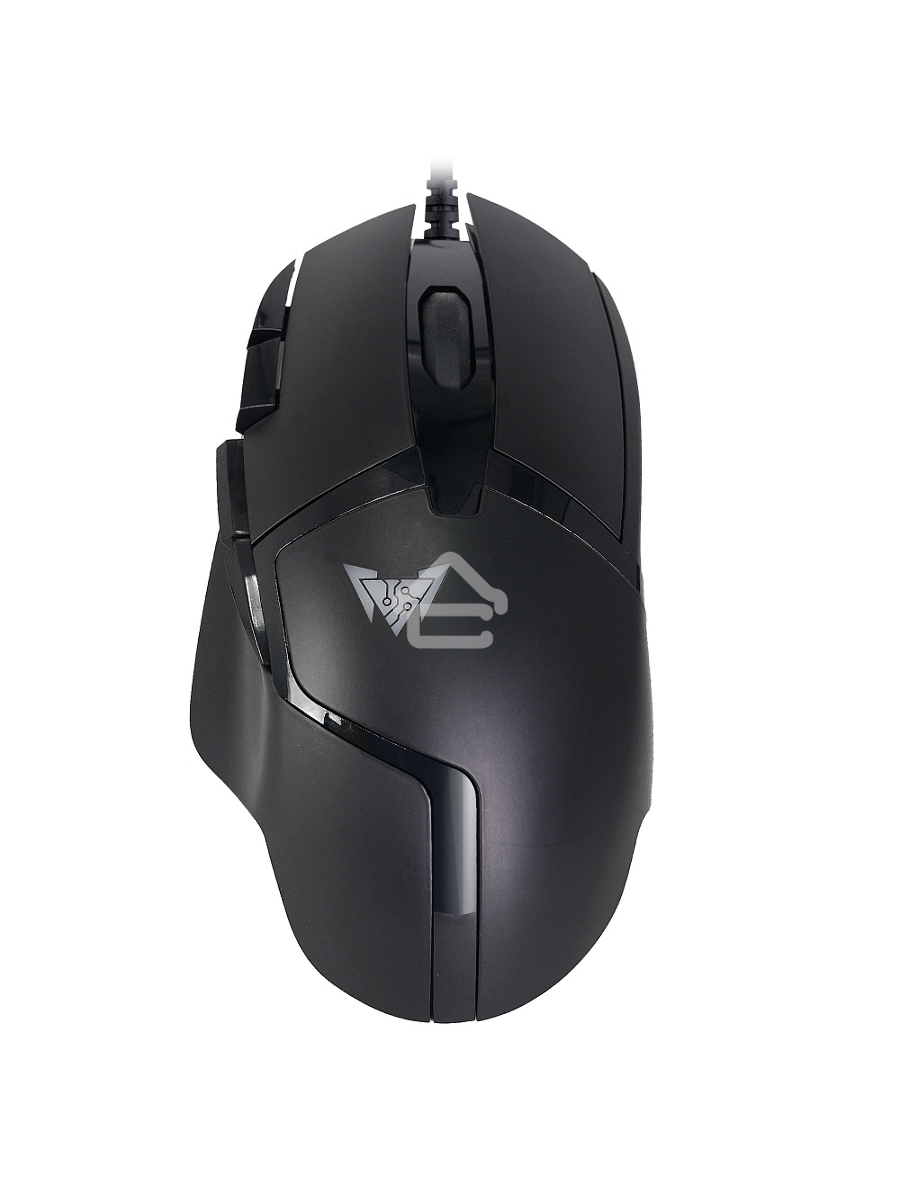 Мышь проводная Crown CMGM-901 черный, 4800 dpi, USB, кнопки - 8