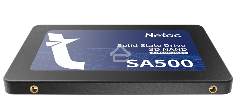 Накопитель SSD Netac SA500, 120Gb, SATA III, 2.5