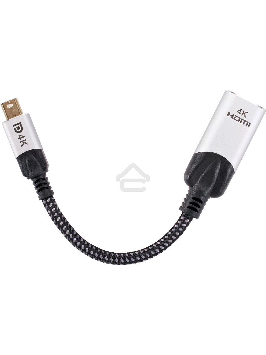 Адаптер miniDisplayPort(M) ---> HDMI(F) 0.15m 4K@60Hz VCOM <CG616M-0.15>