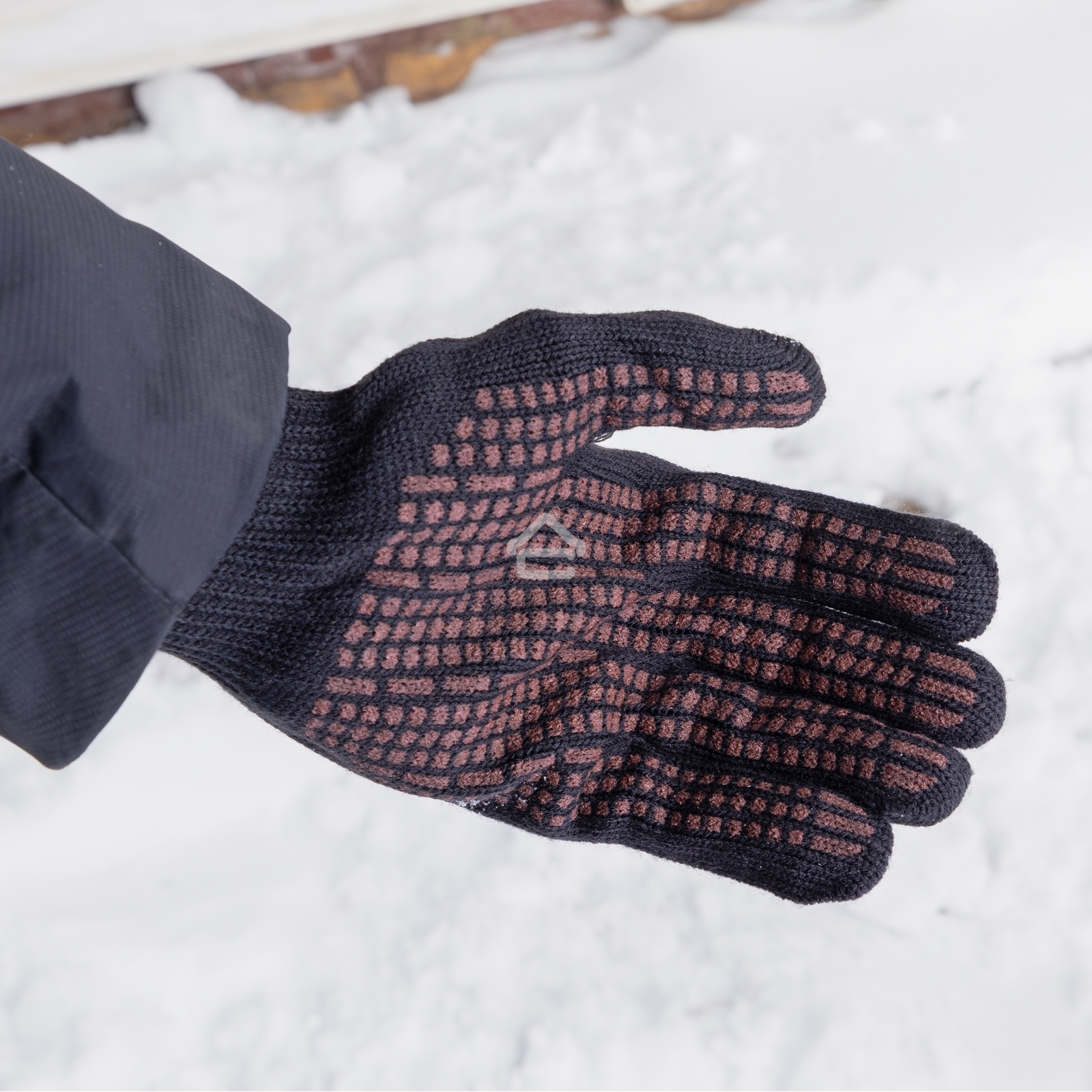 Перчатки трикотажные Сибртех, акрил, ПВХ гель 