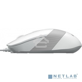 Мышь проводная A4Tech Fstyler FM10 белый/серый, 1600 dpi, USB, кнопки - 4