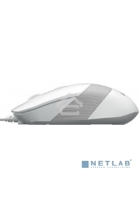 Мышь проводная A4Tech Fstyler FM10 белый/серый, 1600 dpi, USB, кнопки - 4
