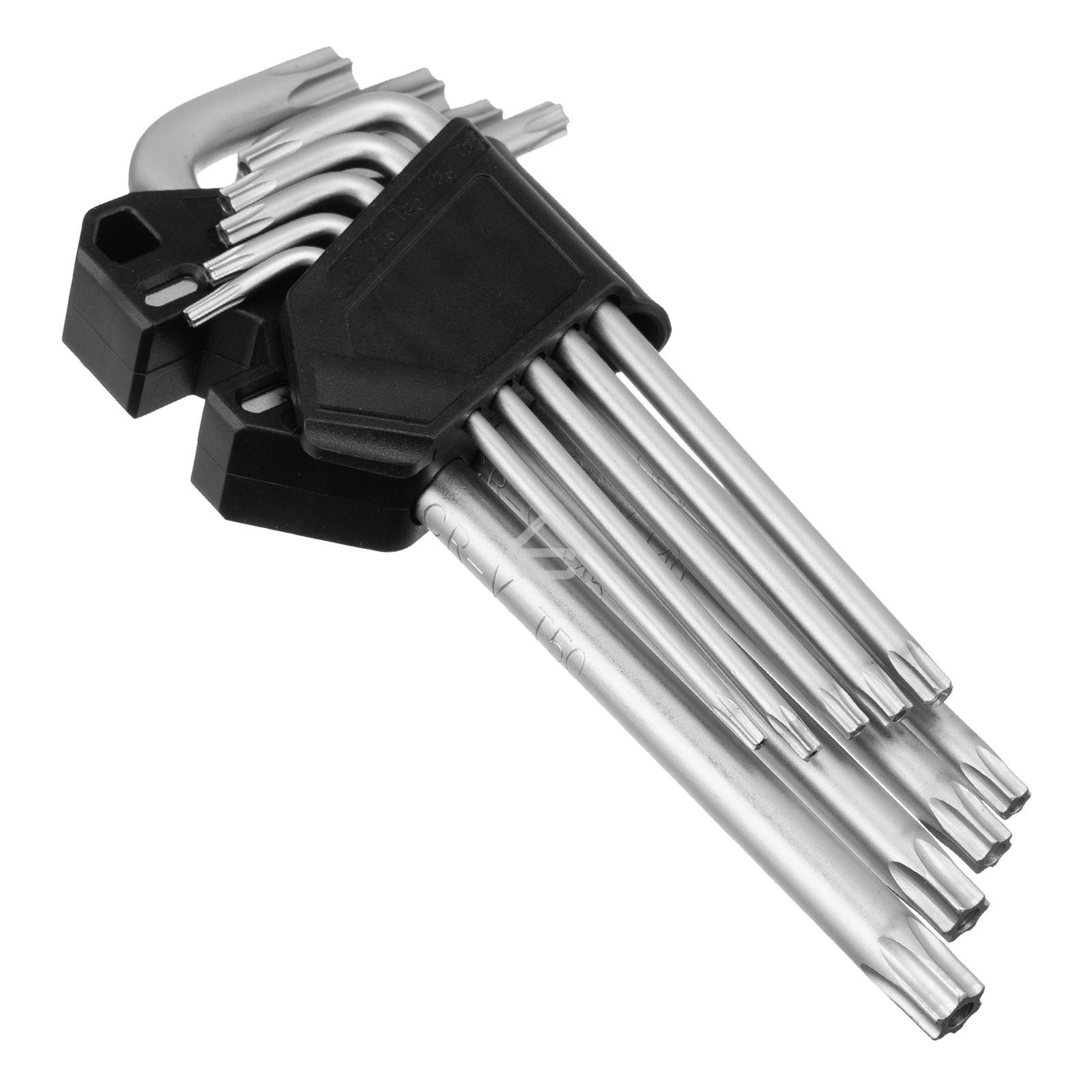Набор ключей имбусовых Torx-Tempered Сибртех TT10-50, CrV, 9 шт., удлиненные