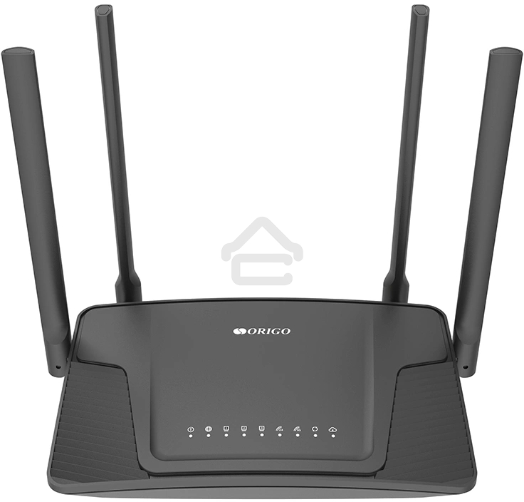 Двухдиапазонный Wi-Fi 6 маршрутизатор AX1500, 1x1000Base-T WAN, 3x1000Base-T LAN, 4 внешние антенны 5 dBi