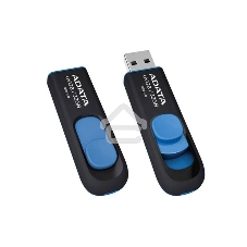 Флешка USB ADATA UV128 (AUV128-32G-RBE), 32Gb, USB 3.0, R/W 100/30, черный/синий