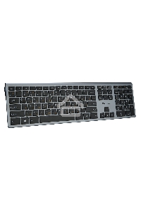 Клавиатура Oklick 890S серый USB беспроводная slim