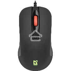 Мышь проводная Defender Ultra Classic MB-280 черный, 1200 dpi, USB, кнопки - 4