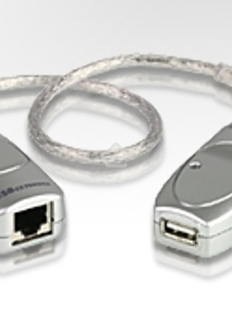 Кабель удлинитель USB 1.1 AM/AF Aten UCE60-AT до 60 метр.(через RJ45, по витой паре. Без патч-корда в комплекте), питание от шины