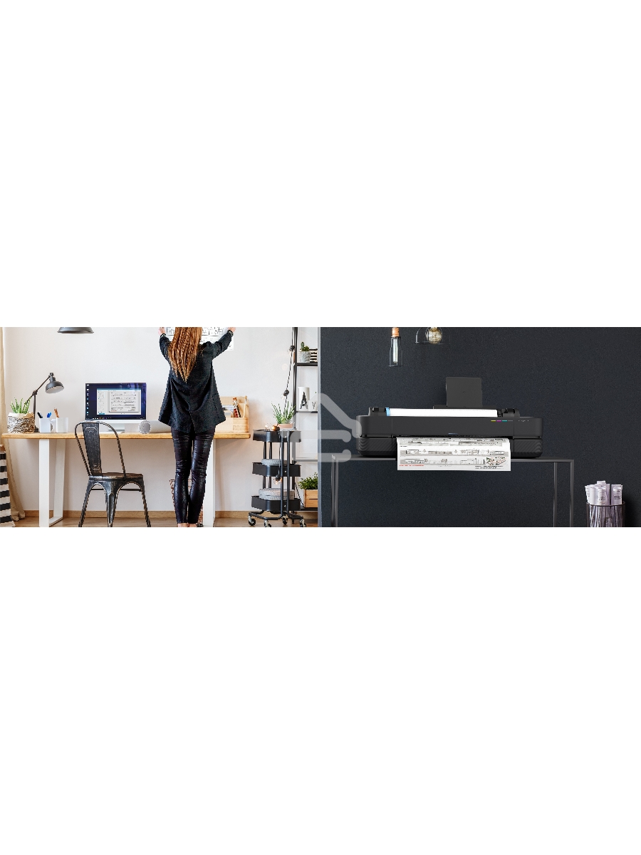 Плоттер струйный HP Designjet T230 (5HB07A), A1, 24