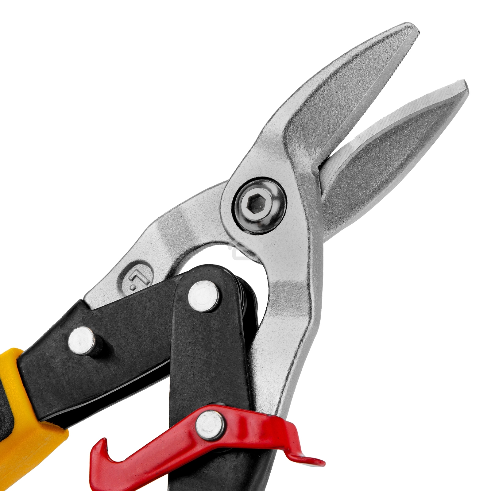 Ножницы по металлу Denzel 270 мм, прямой и левый рез,сталь-СrMo, трехкомп.рук-ки