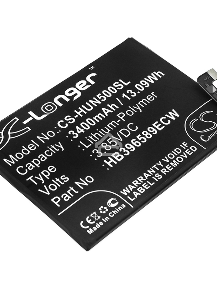 Аккумулятор CameronSino CS-HUN500SL HB396589ECW для Huawei Nova 5, Nova 5 Pro 3.85V / 3400mAh / 13.09Wh