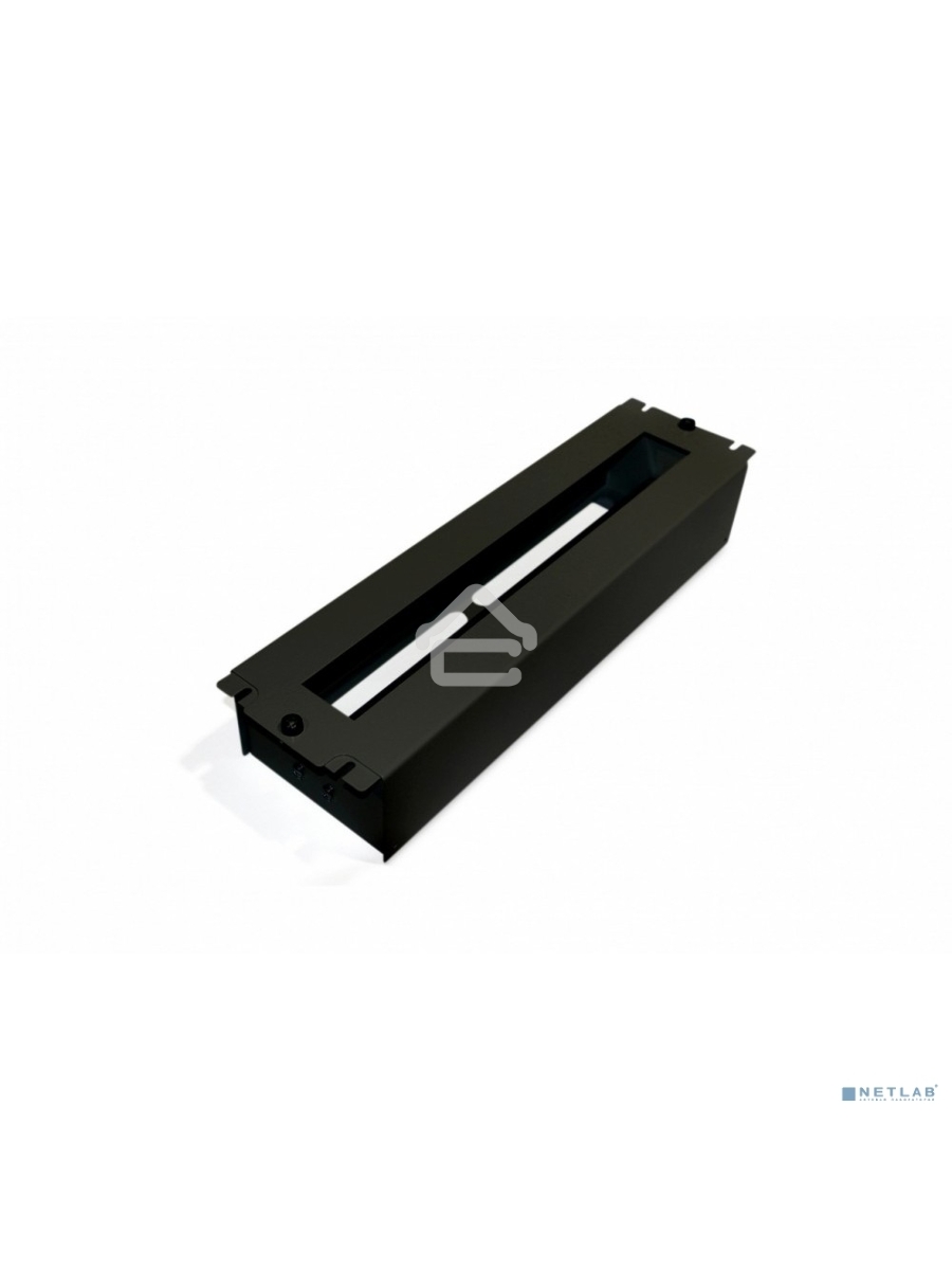 Рейка-DIN Hyperline BPB19-PS-3U-RAL9005 1U черный (упак.:1шт)