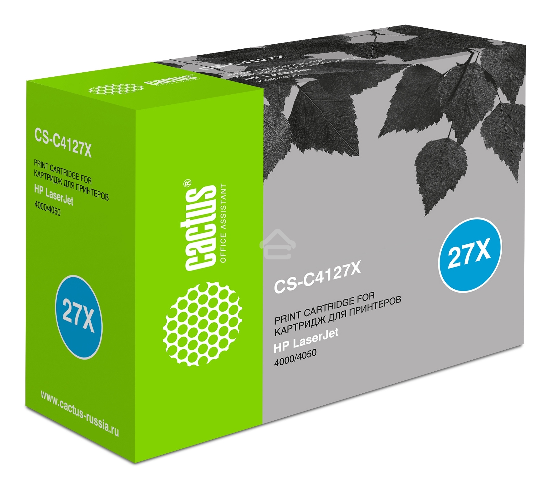 Картридж лазерный Cactus CS-C4127X черный (10000 стр.) для HP LJ 4000/4050