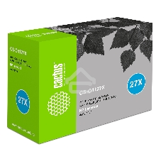 Картридж лазерный Cactus CS-C4127X черный (10000 стр.) для HP LJ 4000/4050