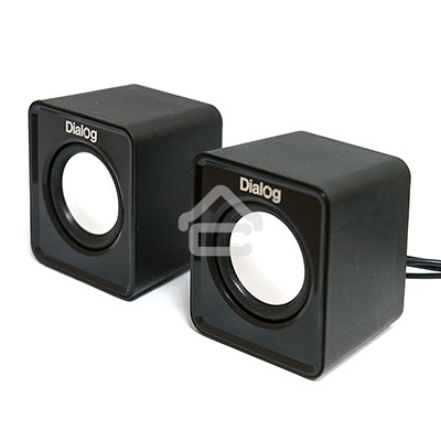 Колонки Dialog Colibri AC-02UP черный {акустические колонки 2.0, 5W RMS, питание от USB
