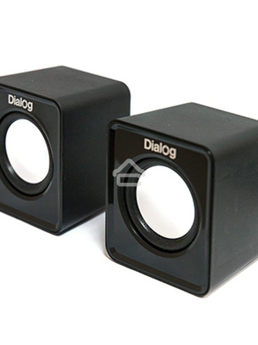 Колонки Dialog Colibri AC-02UP BLACK {акустические колонки 2.0, 5W RMS, питание от USB}