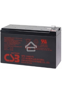 Батарея CSB 12460 (12V 9Ah)  клеммы F2