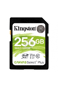 Флеш карта SDXC 256Gb Class10 Kingston <SDS2/256GB>, Canvas Select 100R CL10 UHS-I