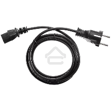 Кабель компьютер - розетка 220V <5.0м> (Европейский стандарт) TP021-5.0-BK Кабель компьютер - розетка 220V <5.0м> (Европейский стандарт) TP021-5.0-BK