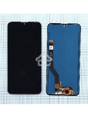 Дисплей для Huawei Y7 2019  черный