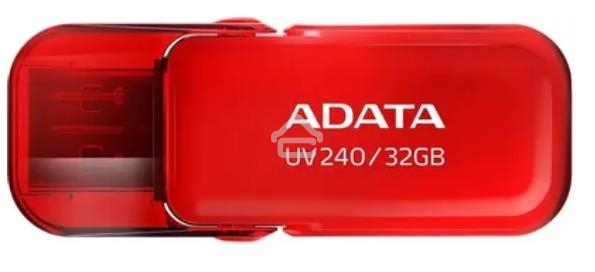 Флешка USB ADATA UV240 (AUV240-32G-RRD), 32Gb, USB 2.0, R/W 15/5, красный