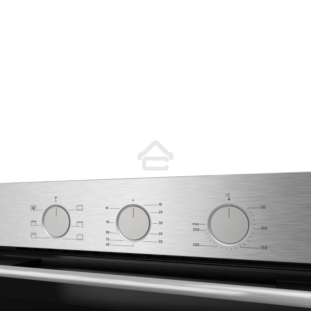 Духовой шкаф электрический Kuppersberg HF 603 BX 60 см, 80 л, High-Tech, 6 режимов, паровая очистка, черный + нерж. сталь