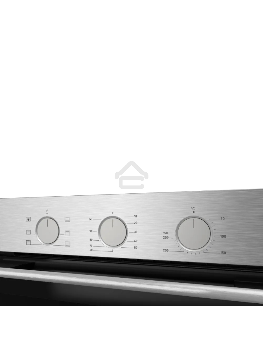 Электрический духовой шкаф Kuppersberg HF 603 BX 60 см, 80 л, High-Tech, 6 режимов, паровая очистка, черный + нерж. сталь