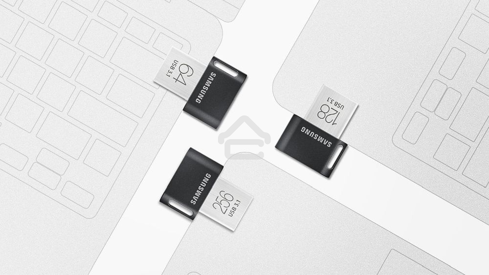 Флешка USB R/W  64GB Samsung FIT Plus, USB 3.1, 300 MB/s