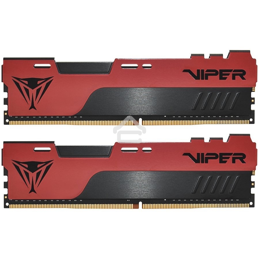 Оперативная память Patriot Viper Elite II, DDR4, 32GB (2x16 GB), 2666 MHz, CL16, DIMM, радиатор, красный