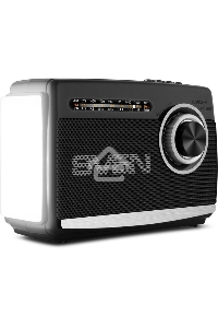 Радиоприёмник SVEN SRP-535 чёрный (3 Вт, FM/AM/SW, USB, SD/microSD, 900 мАч, 2 х D/UM, фонарь)