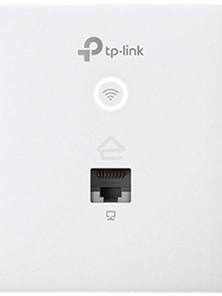 Точка доступа TP-Link Omada AC1200 wireless MU-MIMO Gigabit wall-plate Access Point, 1 Gigabit downlink port, 1 gigabit uplink port, 802.3af/at PoE in, wall plate mounting, support standalone mode and controlled by Omada SDN controller (Software/hardware/