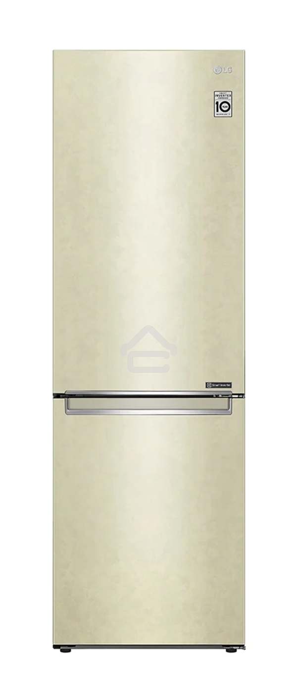 Холодильник LG GC-B459SECL бежевый двухкамерный инвертер 246/127л морозилка снизу, No Frost