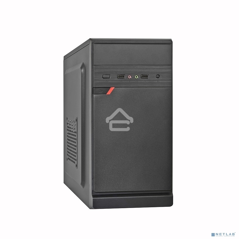 Компьютерный корпус Exegate EX283059RUS  Minitower ExeGate BAA-106 Black, mATX, <AAA450, 80mm>, 2*USB, Audio