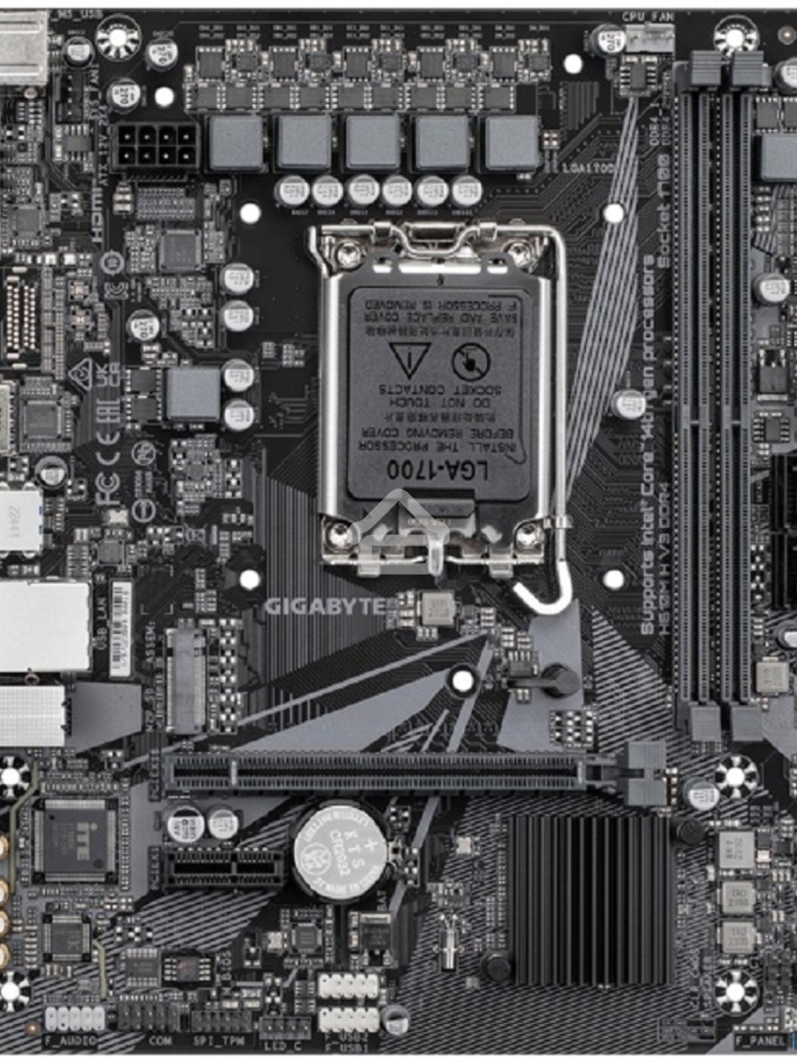 Материнская плата Gigabyte H610M H V3 DDR4, LGA 1700, Intel H610, 2xDDR4, 4xSATA, 1xM.2, 1xPCIe 4.0 x16, 1xPCIe x1, 1xHDMI, 1x 1Gb LAN, 2xUSB-A 3.2 Gen 1, 4xUSB-A 2.0, 3x 3.5 мм, 7.1, mATX