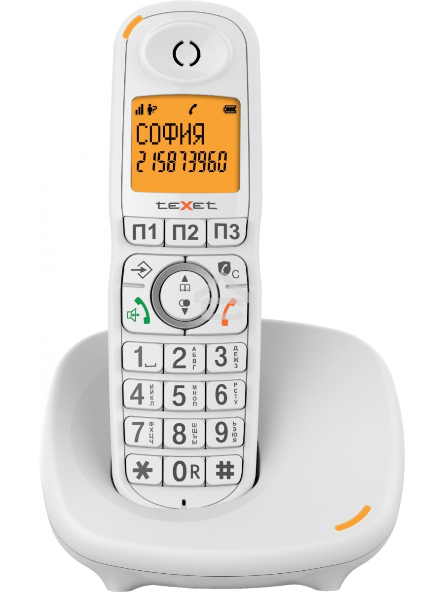 Радиотелефон teXet TX-D8905A белый