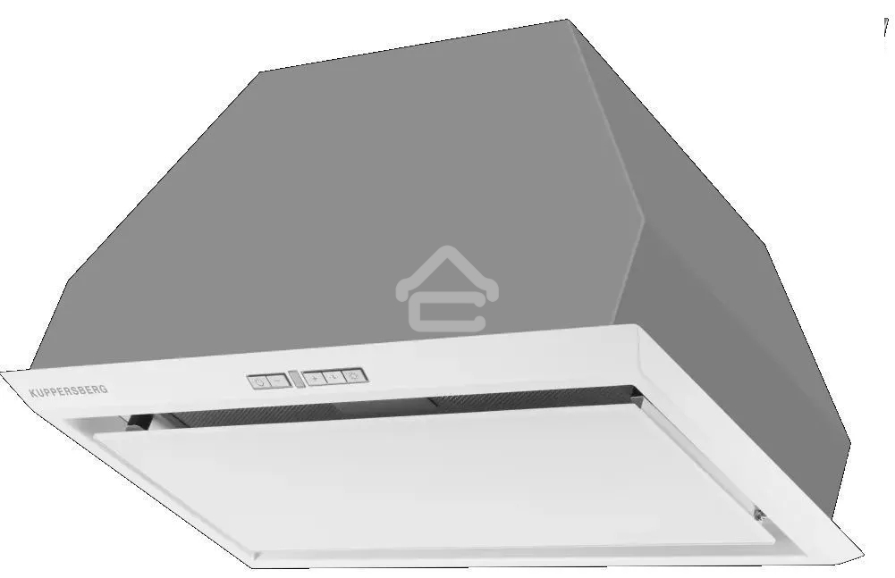 Вытяжка встраиваемая Kuppersberg Intro 60 White белый, 60 см, 1500 куб. м/ч, 43 дБ