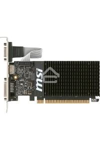 Видеокарта MSI PCI-E GT 710 2GD3H LP nVidia GeForce GT 710 2048Mb 64bit DDR3 954/1600 DVIx1/HDMIx1/CRTx1/HDCP Ret low profile